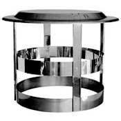 DuraVent 12" Inner Diameter - DuraTech Class A Chimney Pipe - Double Wall - Chimney Cap Stainless Steel