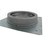 DuraVent 6" Inner Diameter - DuraTech Class A Chimney Pipe - Double Wall - 10" x 10" Anchor Plate Galvanized