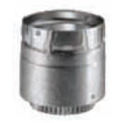 DuraVent 3" Inner Diameter - PelletVent Pro Type L Chimney Pipe - Double Wall - Male Flex Adapter Stainless Steel