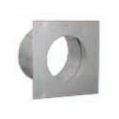 DuraVent 5" x 8" Inner Diameter - DirectVent Pro Direct Vent Pipe - Double Wall - Universal Wall Thimble Stainless Steel