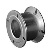 DuraVent 3" Inner Diameter - Type B Round Gas Vent Pipe - Double Wall - Wall Thimble Aluminum