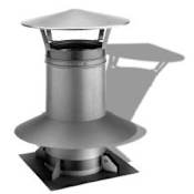 DuraVent 8" Inner Diameter - DuraLiner Rigid Liner Chimney Pipe - Double Wall - 20" x 20" Extend-A-Cap Kit Aluminized Steel