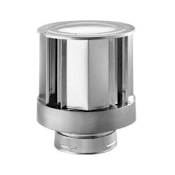 DuraVent 4" Inner Diameter DirectVent Pro Direct Vent Pipe - Double Wall - High-Wind Termination Cap Aluminum