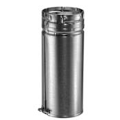 DuraVent 5" Inner Diameter - Type B Round Gas Vent Pipe - Double Wall - 12" Adjustable Pipe Length Aluminum
