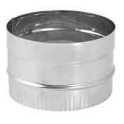 DuraVent 6" Inner Diameter - DuraBlack Stove Pipe - Single Wall - Stovetop Adapter Stainless Steel