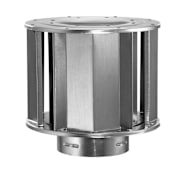 DuraVent Aluminum High-Wind Cap with 6" Inner Diameter Aluminum