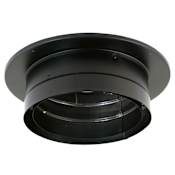 DuraVent 8" Inner Diameter - DVL Stove Pipe - Double Wall - Chimney Adapter with Trim Black