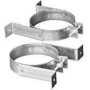 DuraVent 8" Inner Diameter - Type B Round Gas Vent Pipe - Double Wall - Wall Strap Aluminum