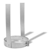 DuraVent 16" Inner Diameter - DuraChimney II Class A Chimney Pipe - Double Wall - Strap/Bracket Galvanized Steel