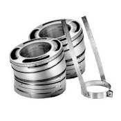 DuraVent 6" Inner Diameter - DuraPlus Class A Chimney Pipe - Triple Wall - 15 Degree Elbow Galvanized