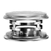 DuraVent 8" Inner Diameter - DuraTech Class A Chimney Pipe - Double Wall - Chimney Cap Stainless Steel
