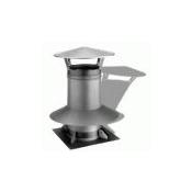 DuraVent 6" Inner Diameter - DuraLiner Rigid Liner Chimney Pipe - Double Wall - 13" x 13" Extend-A-Cap Kit Aluminized Steel