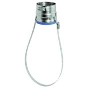 DuraVent 3" Inner Diameter - FasNSeal AL29-4C Special Gas Vent Pipe - Single Wall - Weil McLain CGI and Williamson Thermoflow GWI Series Appliance Adapter Stainless Steel