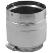 DuraVent 3" Inner Diameter - PelletVent Pro Type L Chimney Pipe - Double Wall - Appliance Adapter Stainless Steel