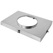 DuraVent 6" Inner Diameter - DuraFlex Pro Flexible Liner Chimney Pipe - Single Wall - 9" x 13" Rectangular Top Plate Stainless Steel