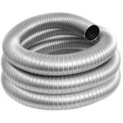 DuraVent 7" Inner Diameter - DuraFlex SW Flexible Liner Chimney Pipe - Single Wall - 50' Flex Pipe Length Stainless Steel