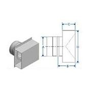 DuraVent FasNSeal AL29-4C Special Gas Vent Pipe 6" Termination Cap with 4 Inch Inner Pipe Diameter Stainless Steel