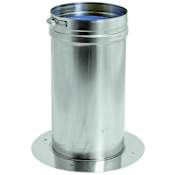 DuraVent 8 Inch FasNSeal Aerco International Appliance Adapter From the FasNSeal Series Stainless Steel