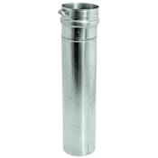 DuraVent 9" Inner Diameter - FasNSeal AL29-4C Special Gas Vent Pipe - Single Wall - 18" 2 Degree Adjustable Pipe Length Stainless Steel