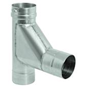 DuraVent 16" Inner Diameter - FasNSeal AL29-4C Special Gas Vent Pipe - Single Wall - Boot Tee Stainless Steel