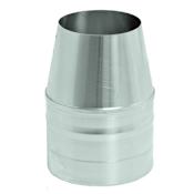 DuraVent 16" Inner Diameter - FasNSeal AL29-4C Special Gas Vent Pipe - Single Wall - 6.4" Termination Cone Stainless Steel