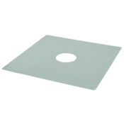 DuraVent Firestop Flat Flashing for 4 Inch FasNSeal Vent Pipe From the FasNSeal Series Stainless Steel