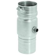 DuraVent 8" Inner Diameter - FasNSeal AL29-4C Special Gas Vent Pipe - Single Wall - Universal Condensate Drain Stainless Steel