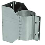 DuraVent Wall Bracket for 8 Inch FasNSeal Vent Pipe From the FasNSeal Series Stainless Steel
