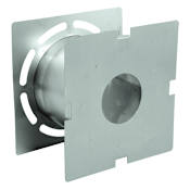 DuraVent 3" Inner Diameter - FasNSeal AL29-4C Special Gas Vent Pipe - Single Wall - 4.25" Wall Pass Through Stainless Steel