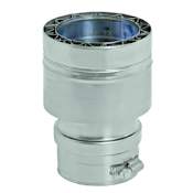 DuraVent 7 Inch FasNSealW2 Appliance Adapter From the FasNSeal Series Stainless Steel