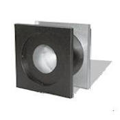 DuraVent 3.75" Inner Diameter - PelletVent Pro Type L Chimney Pipe - Double Wall - Wall Thimble Black