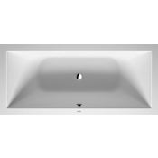 Duravit DuraSquare 71" Drop In Soaking Tub with Center Drain - Less Drain Assembly and Overflow White