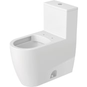 Duravit ME by Starck 0.92 / 1.32 GPF Dual Flush Elongated Toilet with Push Button Flush White