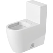 Duravit ME by Starck 1.28 GPF Elongated Toilet with Left Hand Lever White
