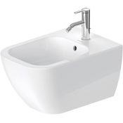 Duravit Happy D.2 Wall Mounted Bidet - Less Faucet White