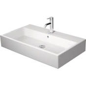 Duravit Vero 31-1/2" Rectangular Ceramic Wall Mounted Bathroom Sink with Overflow and Single Faucet Hole White