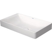 Duravit DuraSquare 23-5/8" Rectangular Ceramic Vessel Bathroom Sink White