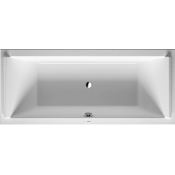 Duravit Starck 71" Drop In Acrylic Soaking Tub with Center Drain and Overflow White