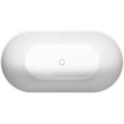 Duravit Duravit No.1 58" Free Standing Acrylic Soaking Tub with Center Drain and Overflow White