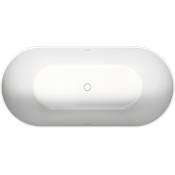 Duravit Duravit No.1 63" Free Standing Acrylic Soaking Tub with Center Drain and Overflow White