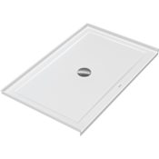 Duravit Architec 48" x 30" Rectangular Shower Base with Single Threshold and Center Drain White