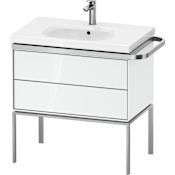 Duravit Aurena 31" Single Wall Mounted Vanity Cabinet - Less Vanity Top High Gloss White
