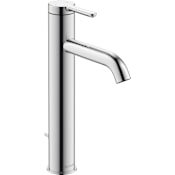 Duravit C.1 1.2 GPM Single Hole Bathroom Faucet with Pop-Up Drain Assembly Chrome