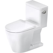 Duravit D-Neo 1.28 GPF Elongated Toilet with Right Hand Lever - Seat Included White