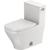 Duravit DuraStyle 1.28 GPF One Piece Elongated Toilet with Right Hand Lever - Seat Included White