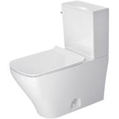 Duravit DuraStyle 1.28 GPF Two Piece Elongated Toilet with Left Hand Lever - Seat Included White