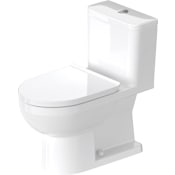 Duravit Duravit No.1 0.92 / 1.32 GPF Dual Flush Elongated Toilet with Push Button Flush - Seat Included White
