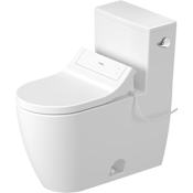 Duravit Soleil by Starck 1.28 GPF One Piece Elongated Toilet with Right Hand Lever - Bidet Seat Included White