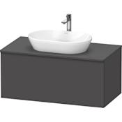 Duravit D-Neo 40" Single Wall Mounted Vanity Cabinet - Less Vanity Top Matte Graphite