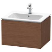 Duravit L-Cube 24" Single Wall Mounted Vanity Cabinet - Less Vanity Top Anthracite Matte